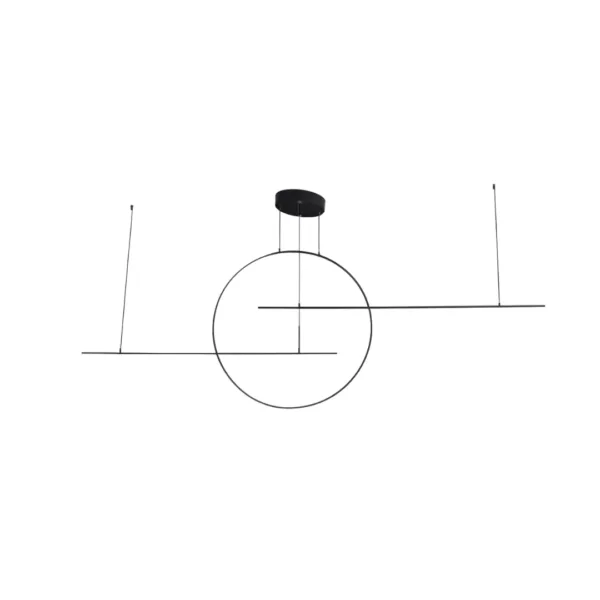 ΚΡΕΜΑΣΤΟ ΦΩΤΙΣΤΙΚΟ LED ΚΥΚΛΟΣ ΜΕ ΓΡΑΜΜΕΣ Ν1317