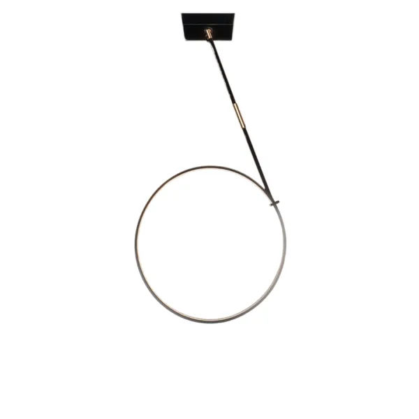 ΚΡΕΜΑΣΤΟ ΦΩΤΙΣΤΙΚΟ LED ΚΥΚΛΟΣ ΣΕ ΣΠΑΣΤΟ ΑΞΟΝΑ Ν1329