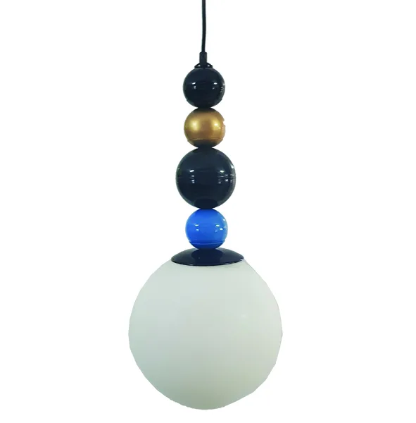 ΚΡΕΜΑΣΤΟ ΦΩΤΙΣΤΙΚΟ ΣΕ ΟΠΑΛ ΓΥΑΛΙΝΗ ΜΠΑΛΑ ΜΕ ΜΕΤΑΛΛΙΚΑ  ΔΙΑΚΟΣΜΗΤΙΚΑ  Ν1189