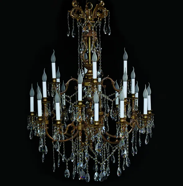 ΚΡΕΜΑΣΤΟ ΦΩΤΙΣΤΙΚΟ ΜΕ ΜΕΤΑΛΛΙΚΟ ΣΚΕΛΕΤΟ ΚΑΙ ΚΡΥΣΤΑΛΛΑ N2078