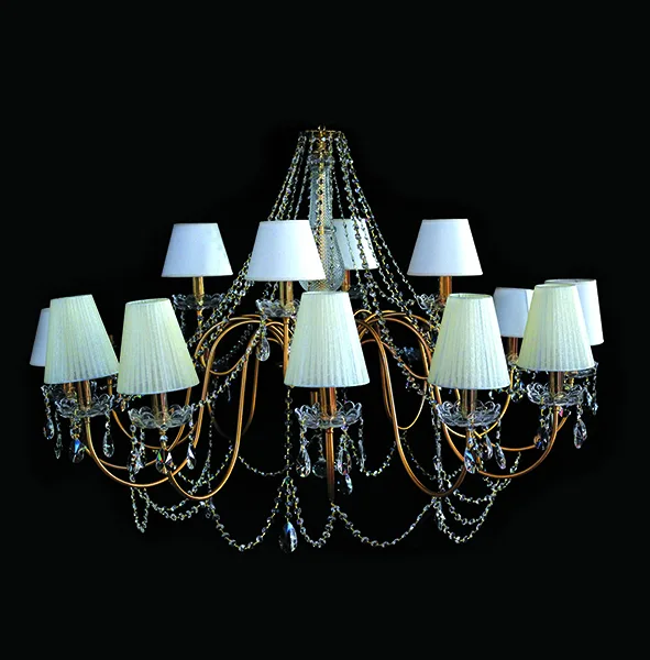 ΚΡΕΜΑΣΤΟ ΦΩΤΙΣΤΙΚΟ ΜΕ ΚΡΥΣΤΑΛΛΙΝΗ ΔΙΑΚΟΣΜΗΣΗ ΚΑΙ ΑΜΠΑΖΟΥΡ N2098