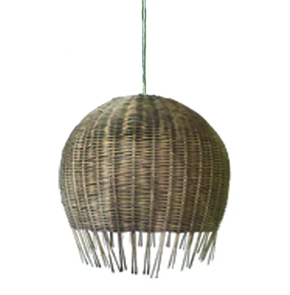  ΚΡΕΜΑΣΤΟ ΦΩΤΙΣΤΙΚΟ ΣΕ ΣΧΗΜΑ ΜΠΑΛΑΣ ΚΑΙ ΠΛΕΞΗ RATTAN Ν1183