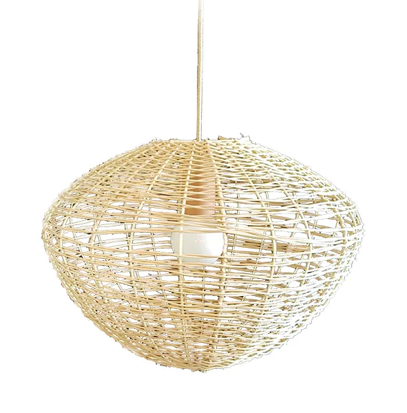 ΚΡΕΜΑΣΤΟ ΦΩΤΙΣΤΙΚΟ ΣΕ ΚΥΚΛΙΚΟ ΣΧΗΜΑ ΜΕ ΠΛΕΞΗ RATTAN Ν1187