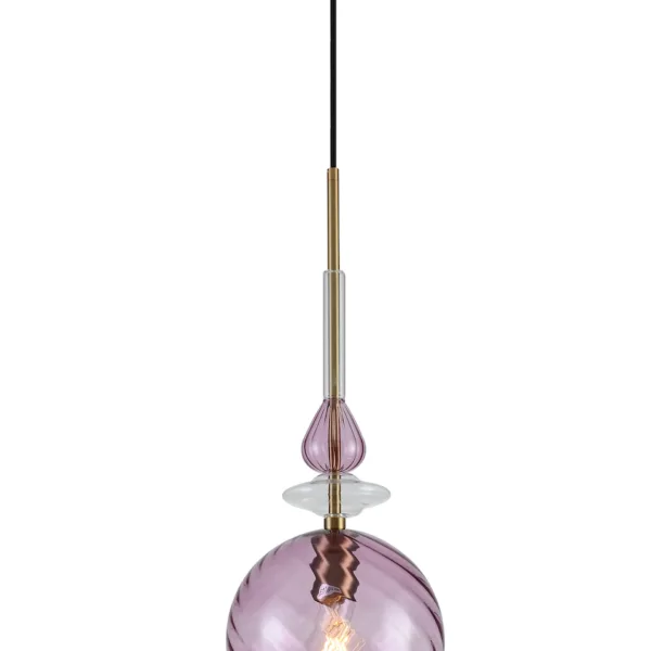 ΚΡΕΜΑΣΤΟ ΦΩΤΙΣΤΙΚΟ ΜΕ ΦΥΣΗΤΟ ΓΥΑΛΙ CHA CHA - PL