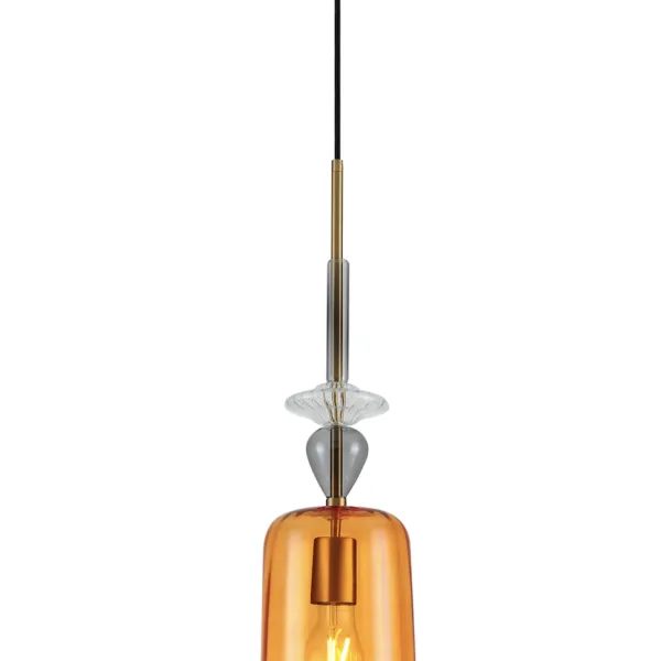 ΚΡΕΜΑΣΤΟ ΦΩΤΙΣΤΙΚΟ ΜΕ ΦΥΣΗΤΟ ΓΥΑΛΙ CHA CHA - RG